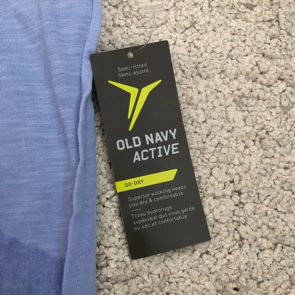 NEW Old Navy Blue Purple Workout Tank Size S - Picture 4 of 5